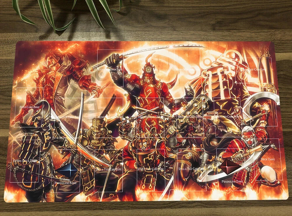 Six Samurai Shi En Playmat