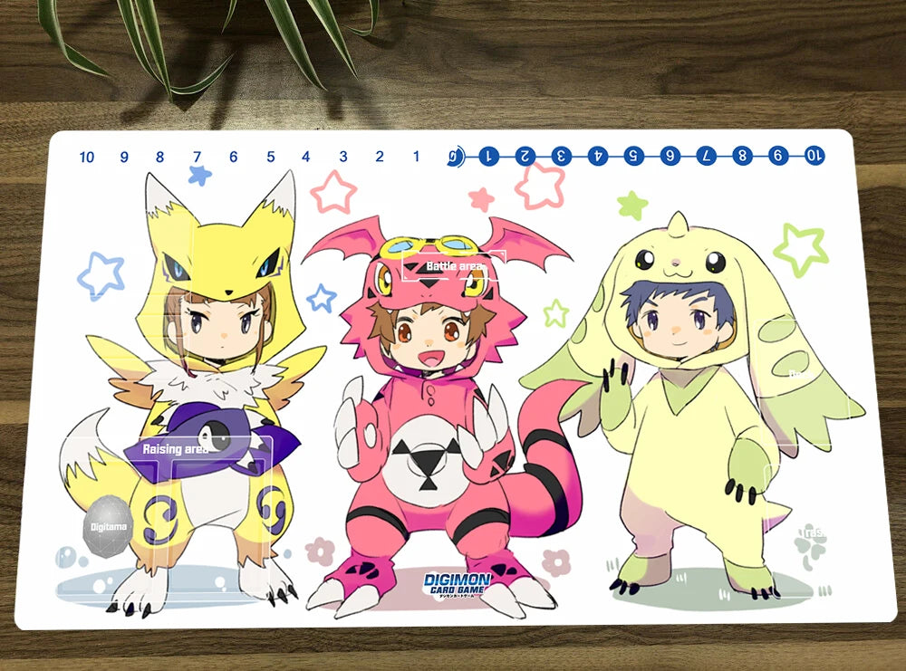 Renamon Terriermon Makino Ruki Playmat