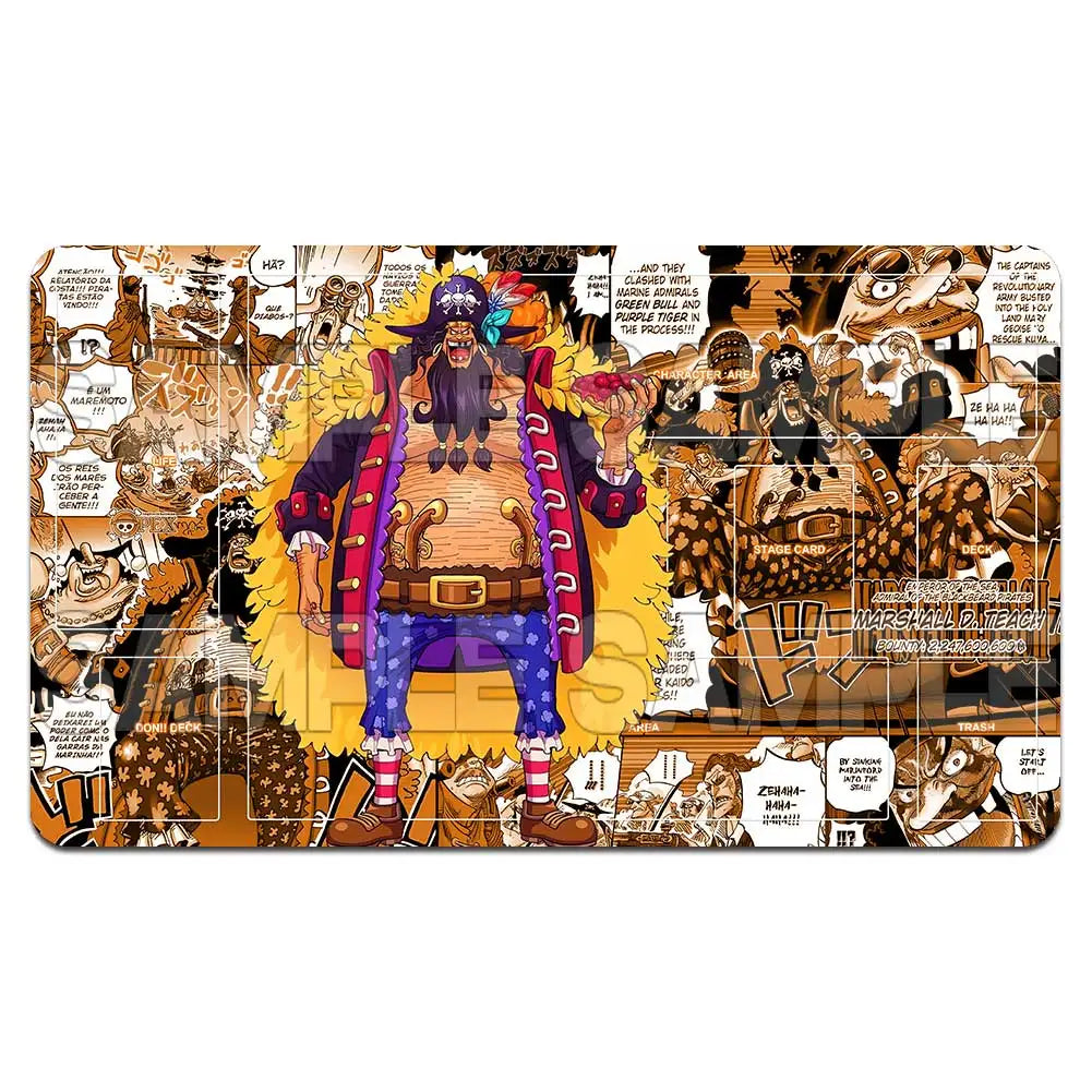 One Piece Blackbeard Playmat