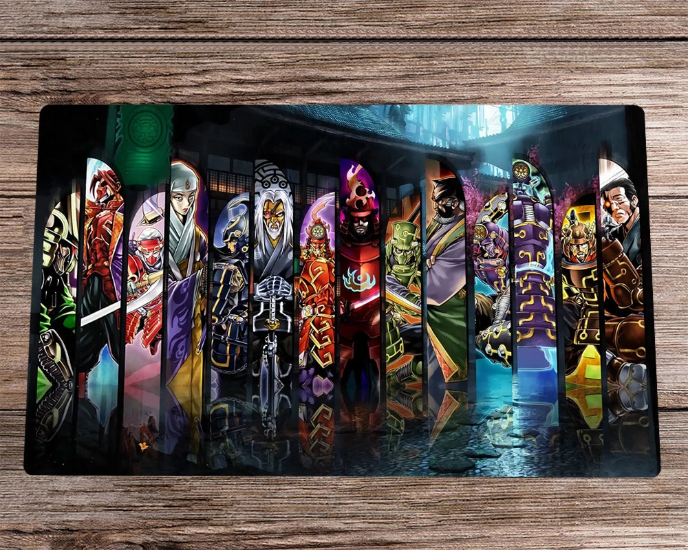Six Samurai Deck Playmat
