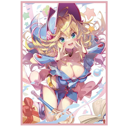 Dark Magician Says Senpai! Holographic Card Sleeves