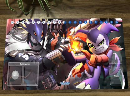 Beelzemon & Impmon Playmat