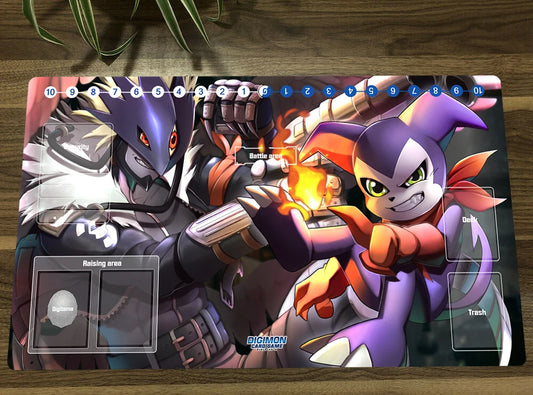 Beelzemon & Impmon Playmat