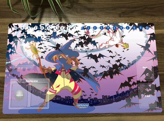 Gatomon Wizardmon Playmat