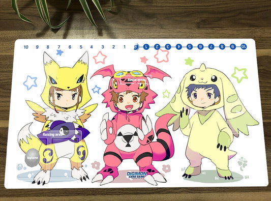 Renamon Terriermon Makino Ruki Playmat