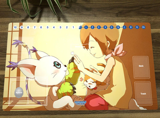 Gatomon & Yagami Hikari Playmat