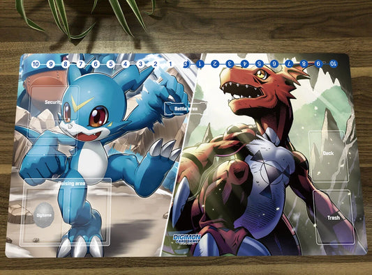 Guilmon & Veemon Playmat